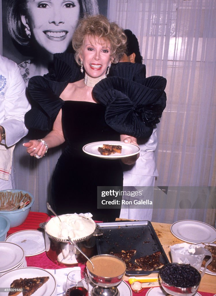 Comedienne Joan Rivers attends the Third Annual Gourmet Gala to... News