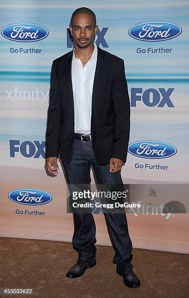 Damon Wayans, Jr. Arrives at the 2014 FOX Fall Eco-Casino Party at The Bungalow on September 8, 2014 in Santa Monica, California.