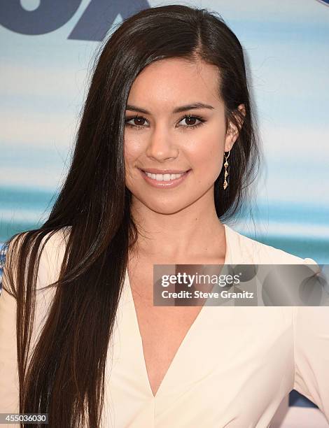 Madalyn Horcher arrives at the 2014 FOX Fall Eco-Casino Party at The Bungalow on September 8, 2014 in Santa Monica, California.