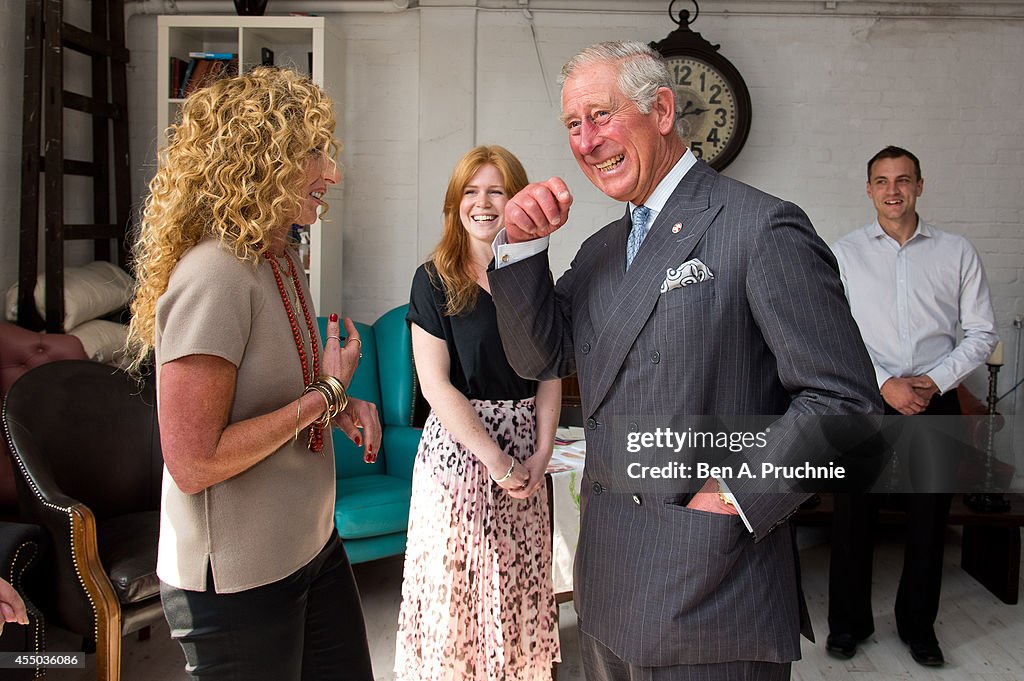 The Prince Of Wales Meets Entrepreneurs Supported By The Prince's Trust