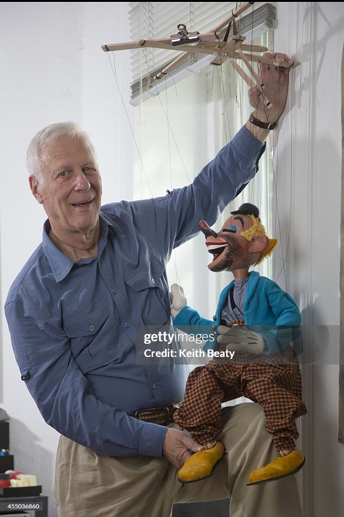 Andy Barrie With Marionette Puppet