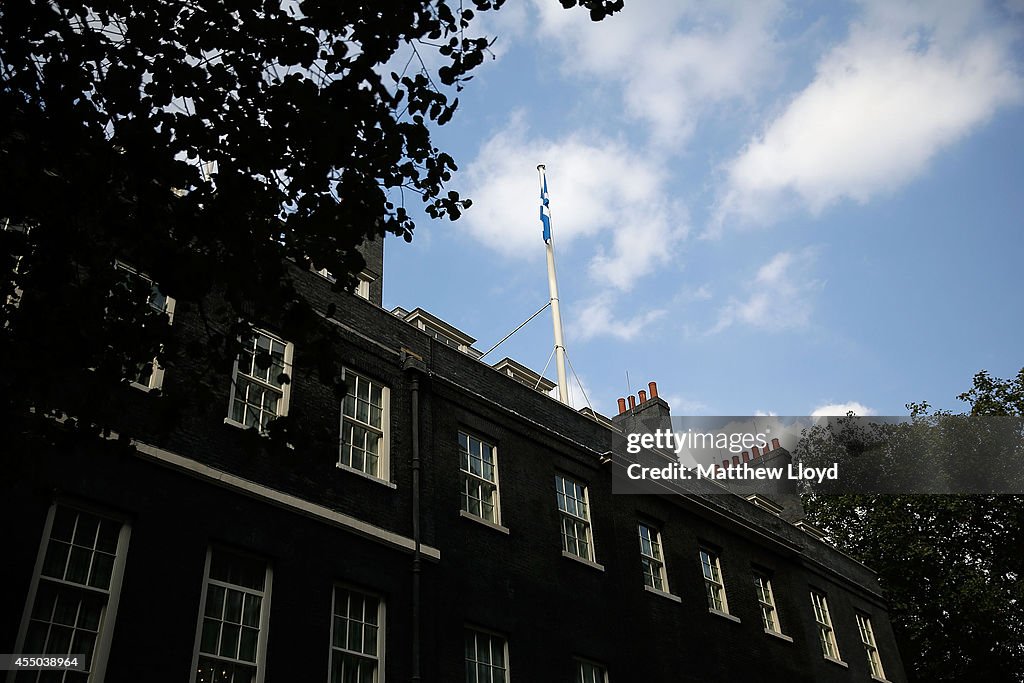 The Saltire Flies Above Downing Street