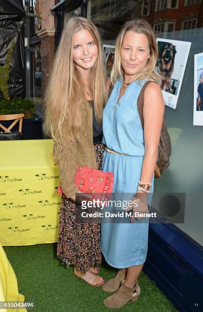 Katie Readman and Davina Harbord attend Dogs Trust at George on September 9, 2014 in London, England.