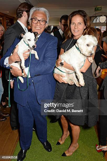 Sir David Tang and Lucy Tang attend Dogs Trust at George on September 9, 2014 in London, England.