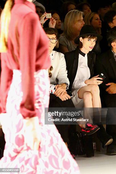 Model Coco Rocha attends the Noon By Noor fashion show during Mercedes-Benz Fashion Week Spring 2015 at The Salon at Lincoln Center on September 9,...