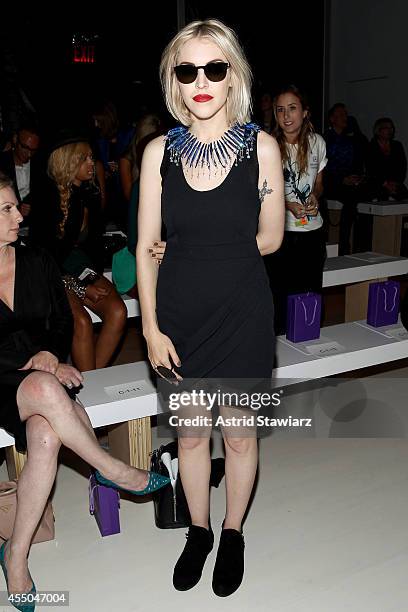 Christina Fallin attends the Noon By Noor fashion show during Mercedes-Benz Fashion Week Spring 2015 at The Salon at Lincoln Center on September 9,...