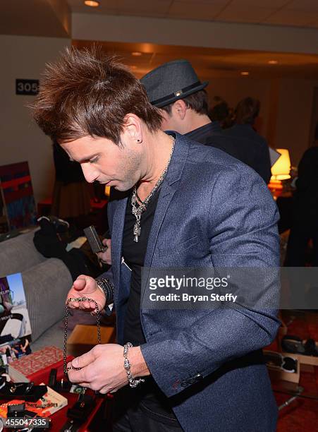 Musician Scott Thomas of Parmalee attends the Backstage Creations Celebrity Retreat at the American Country Awards 2013 at the Mandalay Bay Events...
