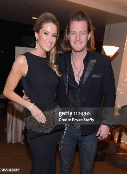 Musician Tyler Hubbard of Florida Georgia Line attends the Backstage Creations Celebrity Retreat at the American Country Awards 2013at the Mandalay...