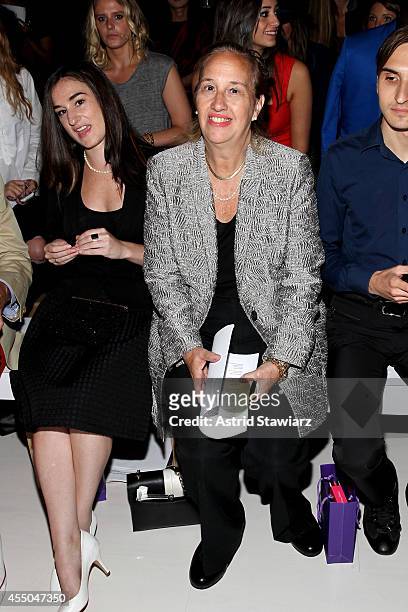 Manhattan Borough President Gale Brewer attends the Noon By Noor fashion show during Mercedes-Benz Fashion Week Spring 2015 at The Salon at Lincoln...
