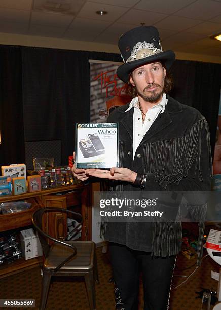 Guitarist Ward Williams attends the Backstage Creations Celebrity Retreat at the American Country Awards 2013 at the Mandalay Bay Events Center on...