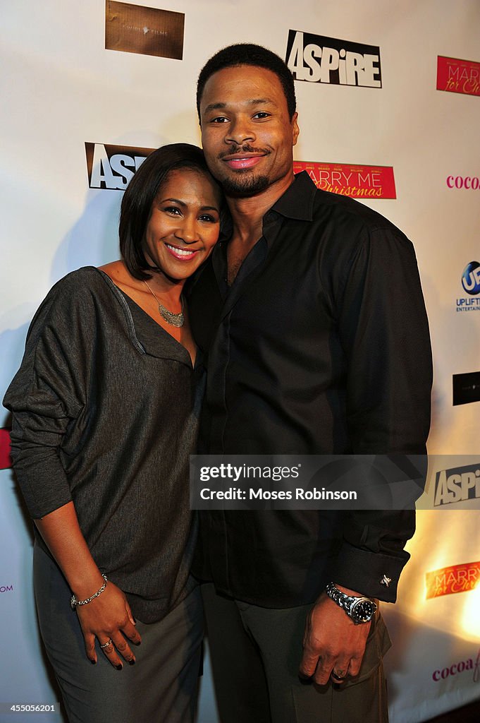 Karon Riley Actor Actress Terry Vaughn and actor Karon Riley attend the