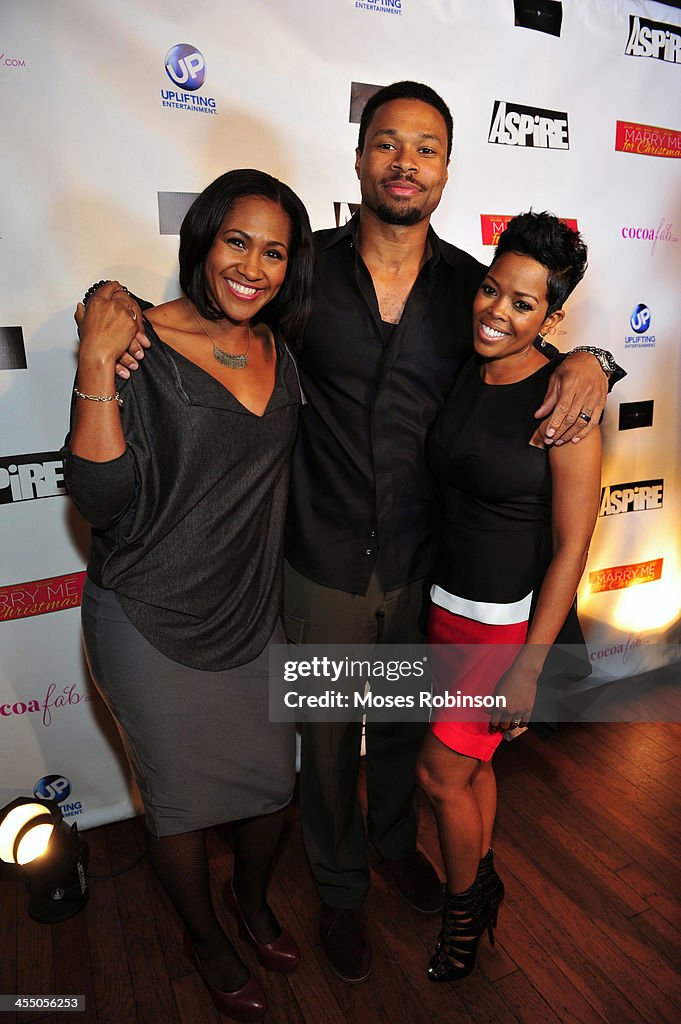 Karon Riley Actor Actress Terry Vaughn, actor Karon Riley and actress Malinda Williams ...
