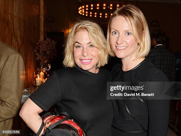 Brix Smith-Start and The Gentlewoman editor Penny Martin attend 'The Gentlewoman' issue launch party at the Oscar Wilde Bar at The Club at Hotel Cafe...