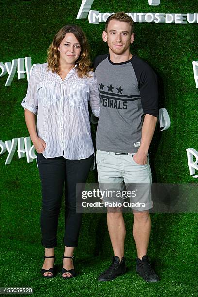Spanish actors Teresa Hurtado and Ramon Puyol attend 'Boyhood' Premiere on September 9, 2014 in Madrid, Spain.