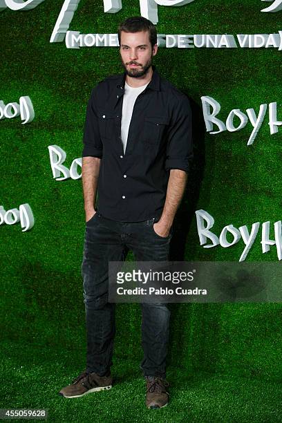 Actor Lorenzo Balducci attends 'Boyhood' Premiere on September 9, 2014 in Madrid, Spain.