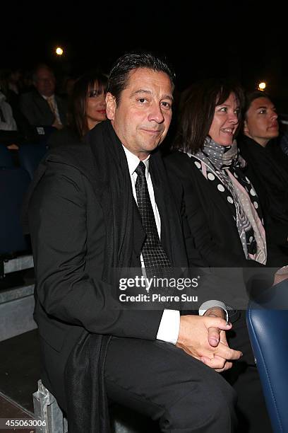 Laurent Gerra attends 'Don Giovanni - Opera En Plein Air' at Hotel Des Invalides on September 9, 2014 in Paris, France.