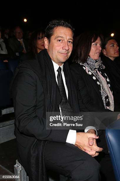 Laurent Gerra attends 'Don Giovanni - Opera En Plein Air' at Hotel Des Invalides on September 9, 2014 in Paris, France.