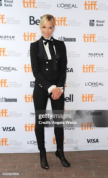 Actress Janet Jones attends the "Red Army" premiere during the 2014 Toronto International Film Festival at Ryerson Theatre on September 9, 2014 in...