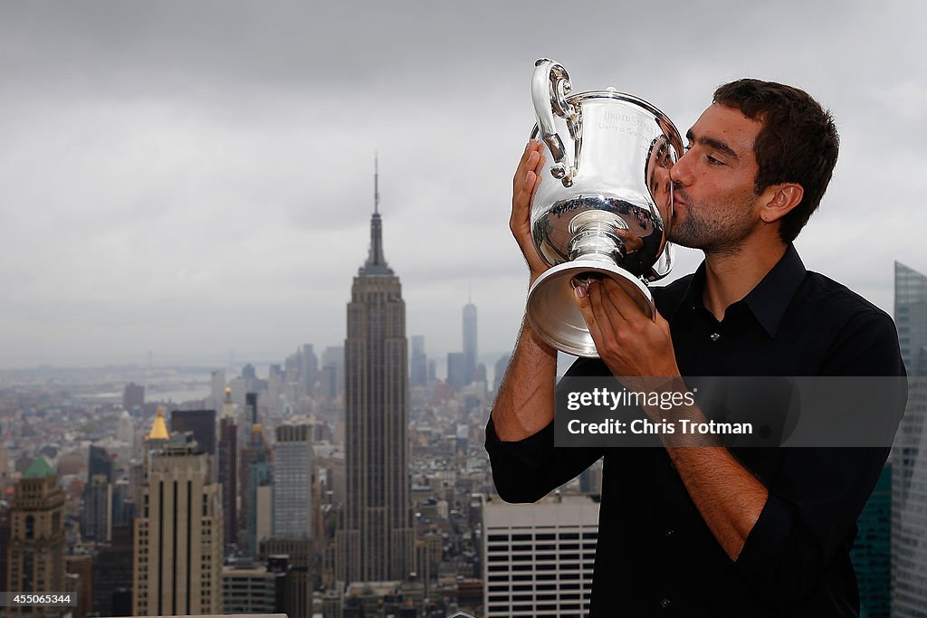 2014 US Open Champion Marin Cilic New York City Trophy Tour