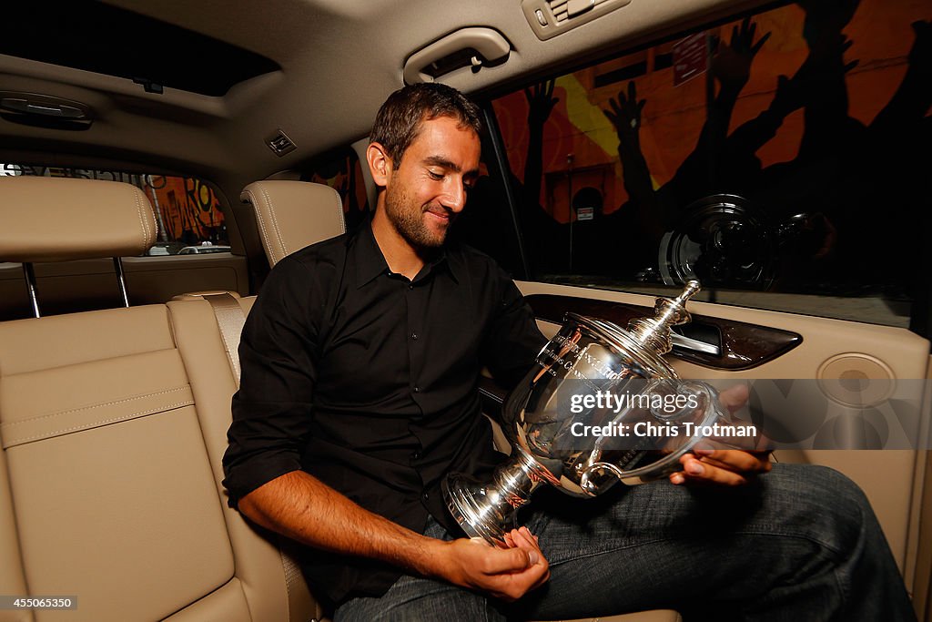 2014 US Open Champion Marin Cilic New York City Trophy Tour