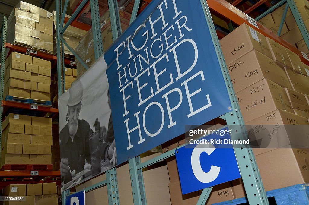 Feeding America Kicks Off Hunger Action Month At The Second Harvest Food Bank Of Middle Tennessee