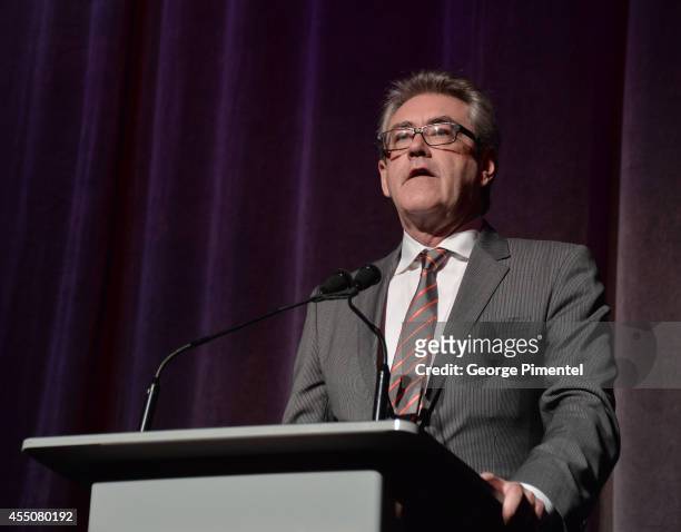 Director and CEO Piers Handling attends the "Maps To The Stars" premiere during the 2014 Toronto International Film Festival at Roy Thomson Hall on...