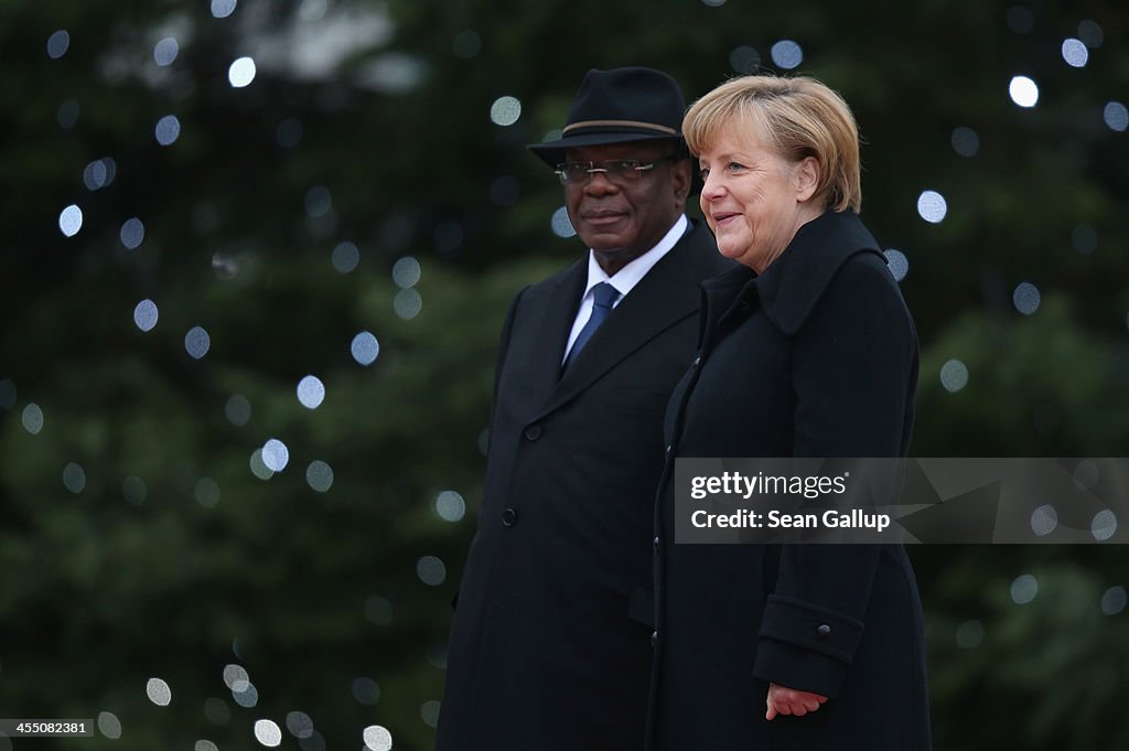 Mali President Keita Meets With Chancellor Merkel
