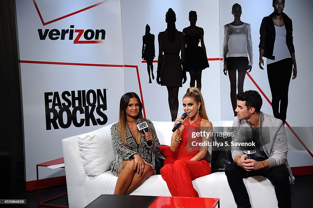 Garnier, Maybelline New York, And Verizon Backstage At Fashion Rocks 2014