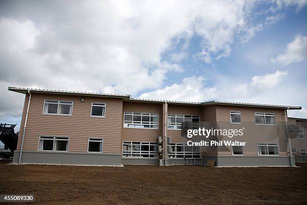 General view of the Auckland South Men's Prison construction site on September 10, 2014 in Auckland, New Zealand. Corrections Spokesperson Anne...