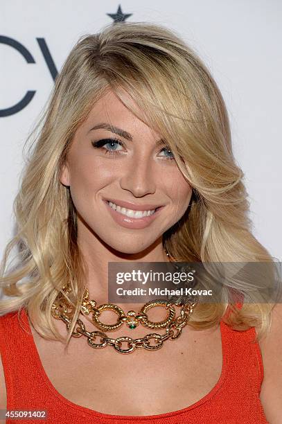 Personality Stassi Schroeder attends Glamorama "Fashion Rocks" presented by Macy's Passport at Create Nightclub on September 9, 2014 in Los Angeles,...