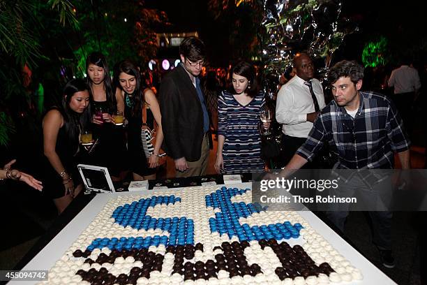 General atmosphere at Inc. Magazine 35th Anniversary Party at Tourneau Time Machine in New York city.