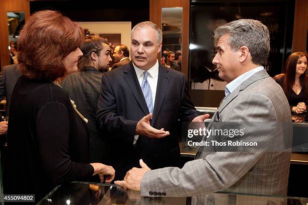 John Donnelly, publisher of Inc. Media and guests attend Inc. Magazine 35th Anniversary Party at Tourneau Time Machine in New York city.