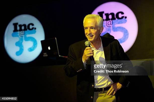 Eric Schurenberg, president of Inc. Attends Inc. Magazine 35th Anniversary Party at Tourneau Time Machine in New York city.