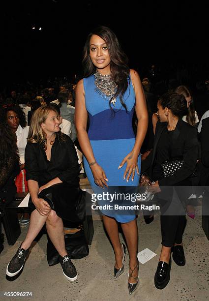 LaLa Anthony attends Narciso Rodriguez during Mercedes-Benz Fashion Week Spring 2015 at SIR Stage 37 on September 9, 2014 in New York City.