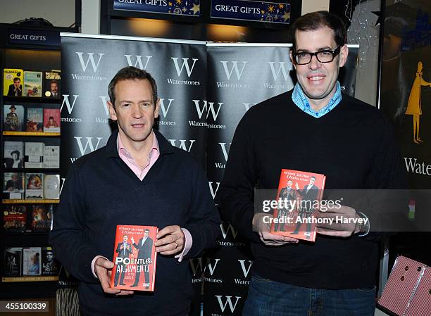 Alexander Armstrong and Richard Osman meet fans and sign copies of 'The 100 Most Pointless Arguments In The World' at Waterstones Leadenhall on...