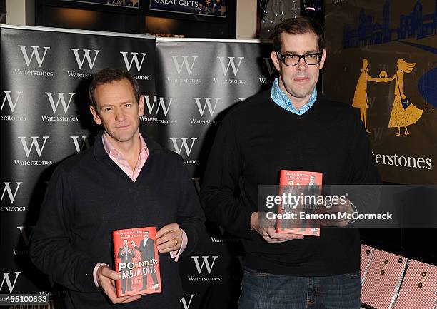 Alexander Armstrong and Richard Osman meet fans and sign copies of 'The 100 Most Pointless Arguments In The World' at Waterstones Leadenhall on...