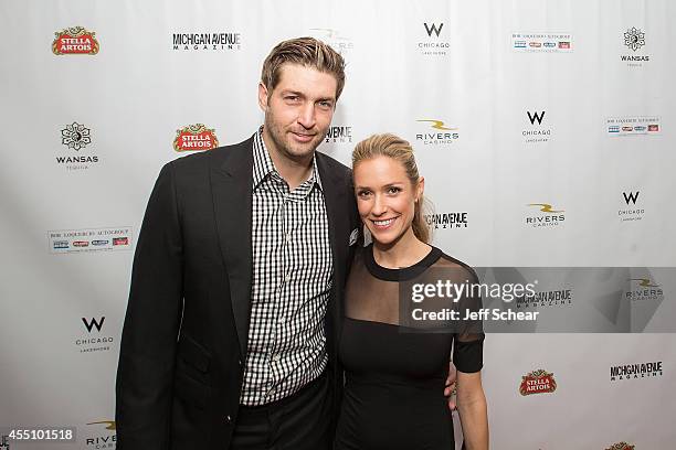 Jay Cutler and Kristin Cavallari attend Michigan Avenue Magazine's Fall Fashion Issue Celebration With Kristin Cavallari at W Chicago Lakeshore on...