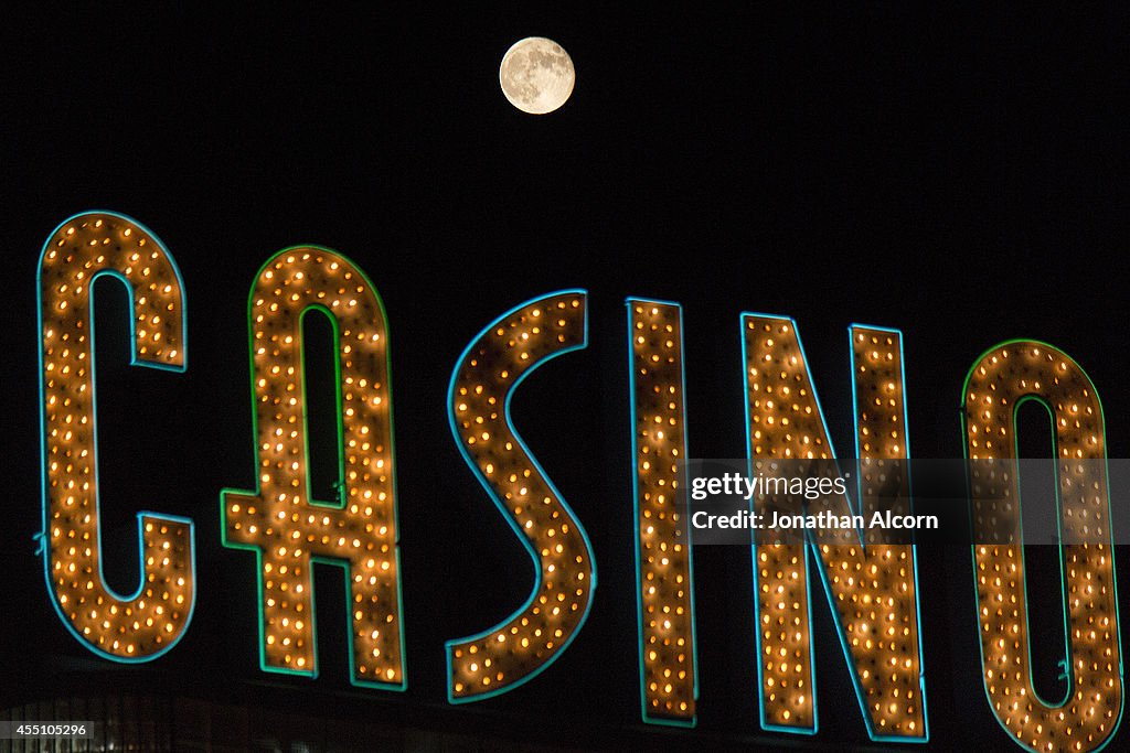 Supermoon Appears Big And Bright In Night Sky