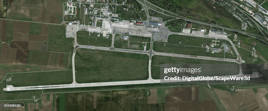 DigitalGlobe satellite imagery of the Chisinau Airport photographed on May 23rd, 2013.