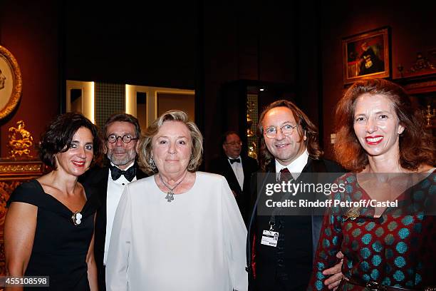 Maryvonne Pinault and Bill Pallot attend the 27th 'Biennale des Antiquaires' Pre Opening at Le Grand Palais on September 9, 2014 in Paris, France.