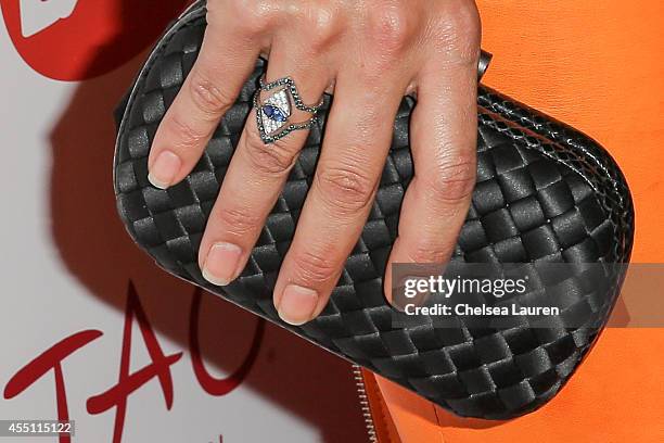 Model Ana Beatriz Barros attends the LAVA Records 13th anniversary party at TAO Downtown on September 9, 2014 in New York City.