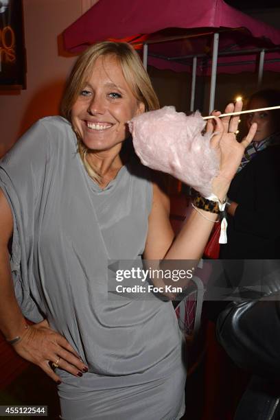 Snowboard Freeride champ Anne Flore Marxer attends the 'Orange' : 20th Anniversary Party At Parc Des Exposition Porte de Versailles on September 9,...