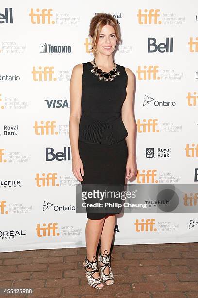 Actress Manuela Velasco attends the "[REC]4 Apocalypse" premiere during the 2014 Toronto International Film Festival at Ryerson Theatre on September...
