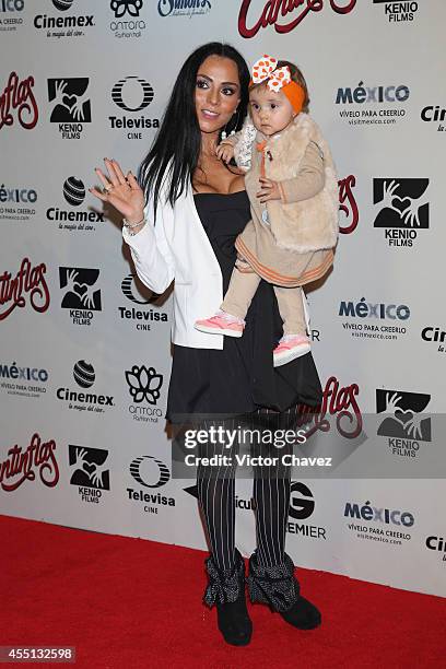 Ivonne Montero attends the Cantinflas Mexico City premiere at Cinemex Antara Polanco on September 9, 2014 in Mexico City, Mexico.