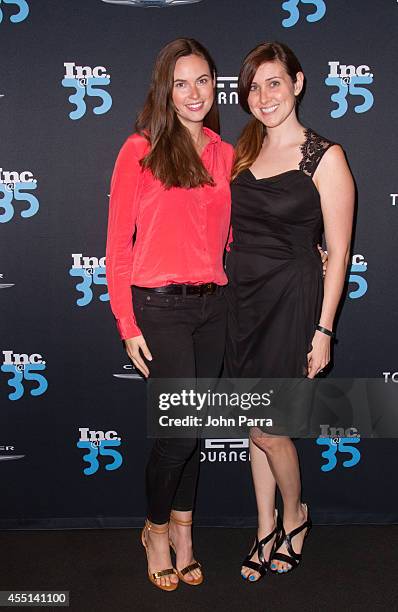 Kim Kaupe and Brittany Hodak attend Inc. Magazine 35th Anniversary Party at Tourneau Time Machine on September 9, 2014 in New York City.