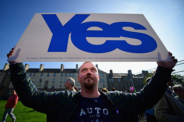 GBR: Alex Salmond Campaigns In Edinburgh For An Independent Scotland