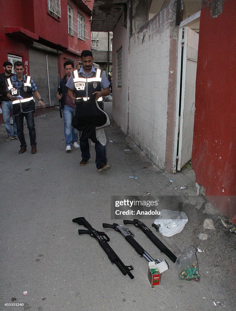 Narcotics operation in Adana, Turkey