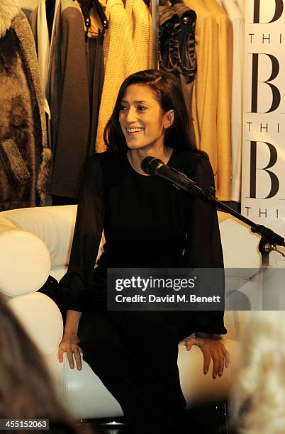 Fatima Bhutto speaks at the ESCADA/Harper's Bazaar book reading with Fatima Bhutto, reading from her novel "The Shadow Of The Crescent Moon", at the...