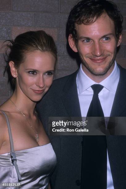 Actress Jennifer Love Hewitt and actor Patrick Wilson attend the 46th Annual Drama Desk Awards on May 20, 2001 at the Fiorello H. LaGuardia High...