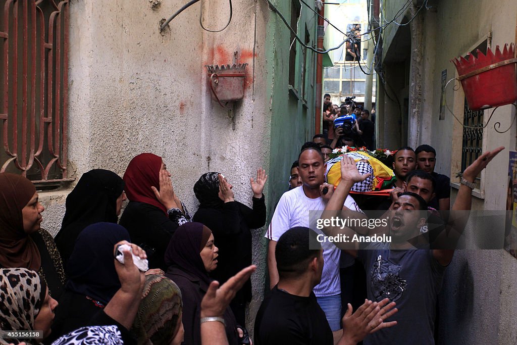 Funeral ceremony of a Palestinian killed by Israeli troops in West Bank